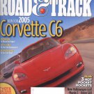Road & Track Magazine February 2004 (Vol 55) 2005 Chevrolet Corvette C6-Mercedes SLR MClaren