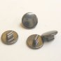 8 mm titanium nose pads snap-in round, hypoallergenic, 1 pair