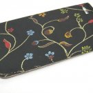 Black slip in case with Floral stitch