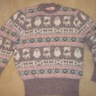 Vintage lamb glitter sweater