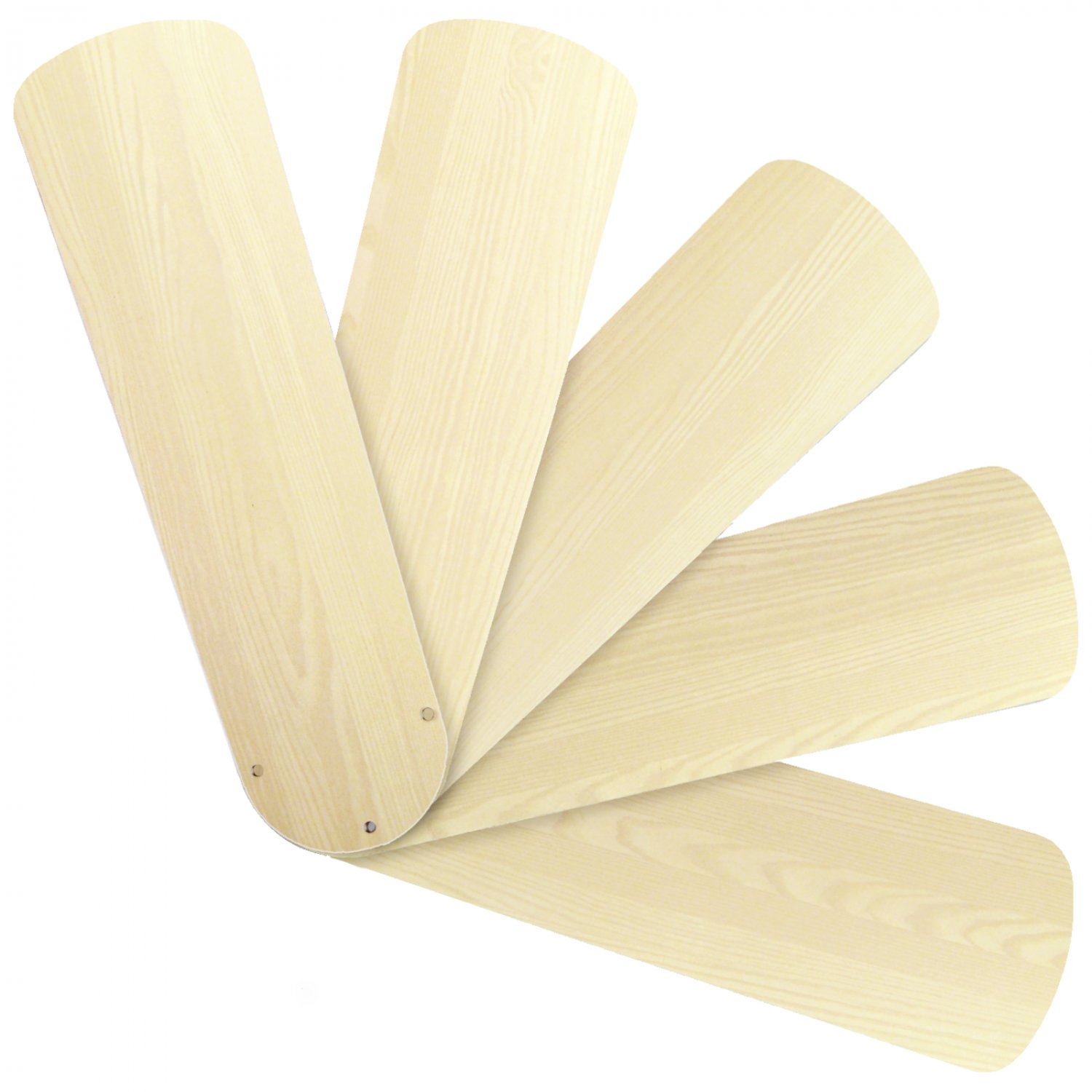 Modern Replacement Blades for 52" Ceiling Fan 5/pk Natural White Pine