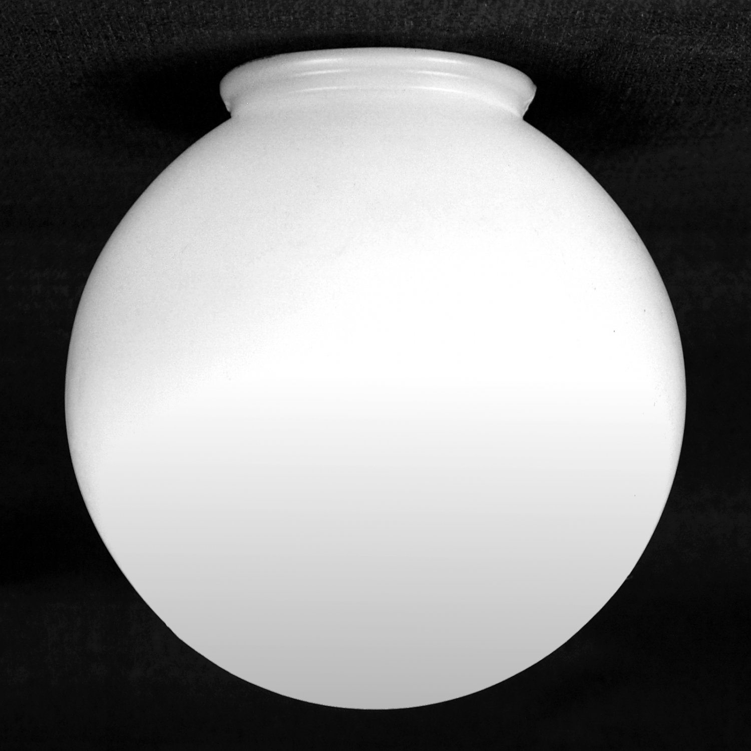 Acrylic Globe Replacement 6" Frosted White Shade with 3.25" Neck _45816