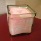 6 Oz Square Handcrafted Marigold Blossom Soy Candle
