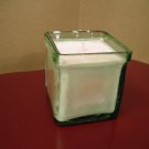 6 Oz Square Handcrafted kiwi Soy Candle