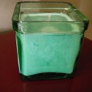 6 Oz square Handcrafted Fresh Apple Soy Candle
