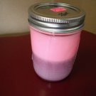 Handcrafted 6 Oz Double Layer Pink & Purple Soy Candle