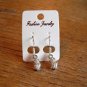 New Silver Plastic Owl Hook Earrings For Pierced Ears