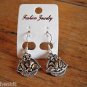New Silver Plastic Baker's Basket Hook Earrings For Pierced Ears