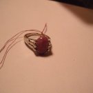 New Silver Plated Amethyst Stone Ring Size 8.5