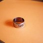 New Size 8.75 LOVE Frosted Stainless Steel Ring