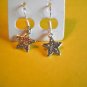 New Silver Just For You Star Hook Earrings For Pierced Ears