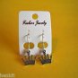 New Plastic Silver Crown Hook Earrings For Pierced Ears