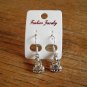 New Plastic Silver Nun Praying Hook Earrings For Pierced Ears