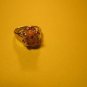 New Silver Plate Multi Color White Natural Stone Ring Size 9.5