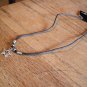 New Silver Zinc Alloy Beaded Star Pendant 18 Inch Necklace