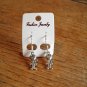 New Plastic Silver Figure Hook Earrings For Pierced Ears