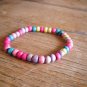 New Colorful Wooden Beads Stretchable Bracelet