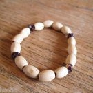 New Natural Wooden Beads Strechable Bracelet