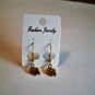 New Gold Tone Plastic Feet Hook Earrings