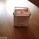 New 6 Oz. Square Handcrafted Marigold Blossom Soy Candle