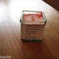 New 6 Oz. Square Handcrafted Marigold Blossom Soy Candle