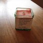 New 6 Oz. Square Handcrafted Marigold Blossom Soy Candle