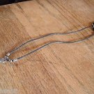 New Silver Zinc Alloy Shoes Pendant 18 Inch Necklace