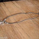 New Silver Zinc Alloy Angel Pendant 18 Inch Necklace