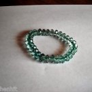 Beautiful Light Green Paneled Beads Bracelet
