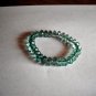 Beautiful Light Green Paneled Beads Bracelet