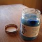 Handcrafted 100% Jarred Blue Round Soy Candle-Cool Waters