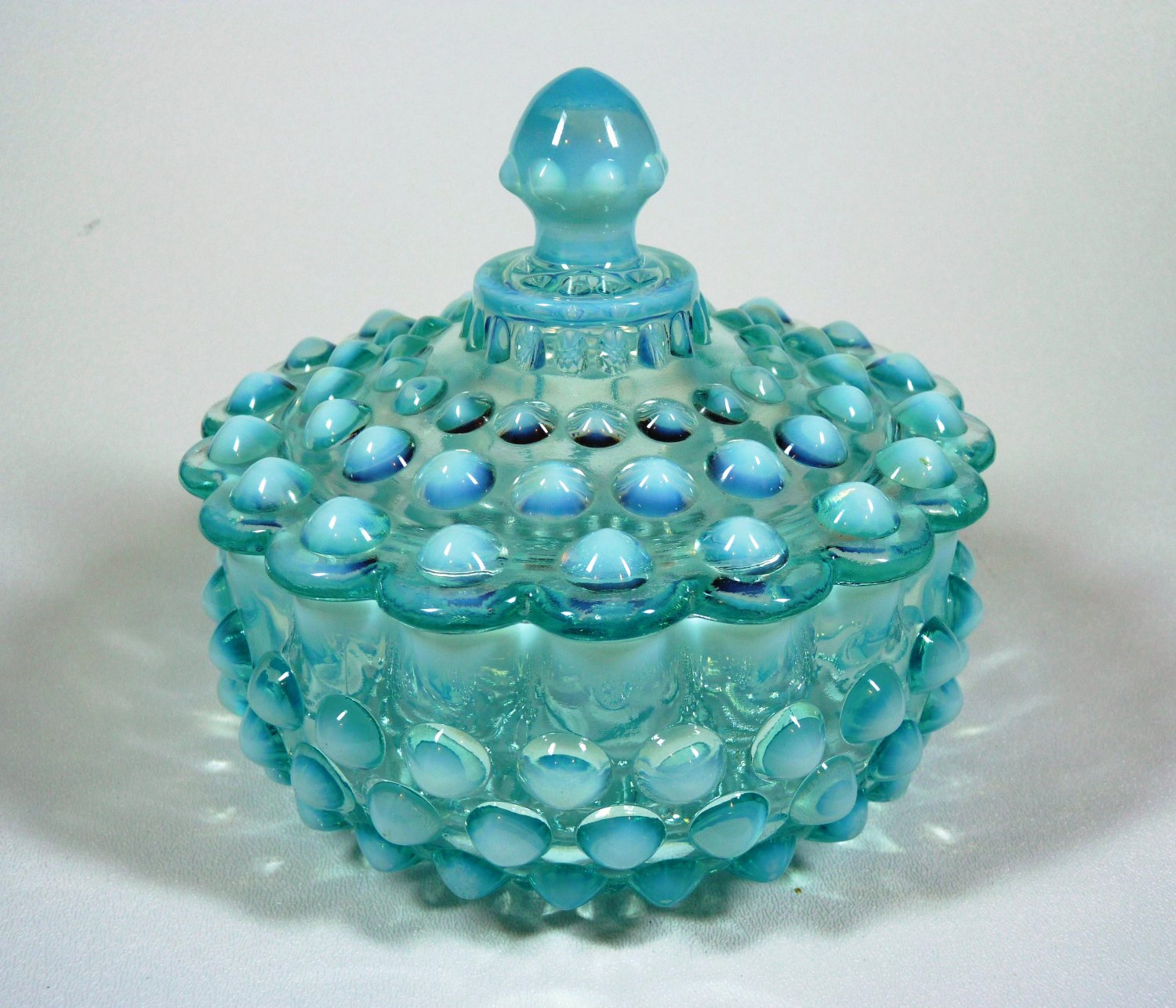 Vintage Fenton Hobnail Candy Dish