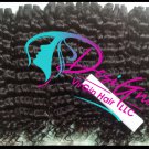 DesiGner Cuticle  Hairs, tight curls , 3pcs 16 18 20 Peruvian Virgin Remy Hairs  Bundles