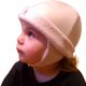 100 % Merino Wool, Sherpa Cotton Lined Baby Flapped Hats