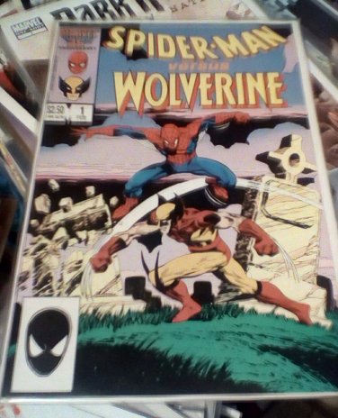 Spiderman/wolverine comic book #1