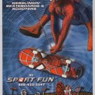 SPIDER-MAN 2 skateboard scooter PRINT AD advertisement 2004
