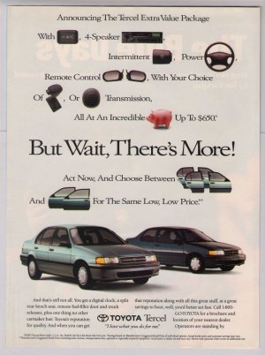 1993 Toyota Sebring Race Original Advertisement Print Art Car Ad J568