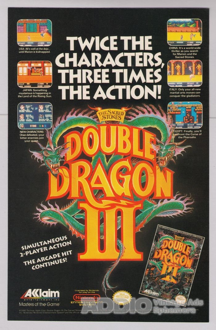 double dragon 3 moves