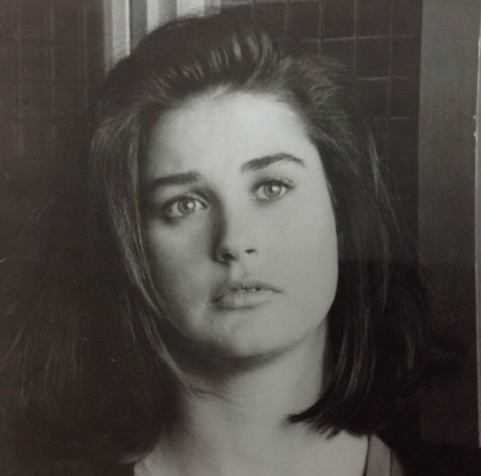 Demi Moore The Seventh Sign '80s movie still press photo horror film promo B&W