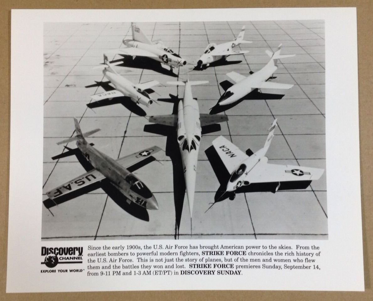 Strike Force US Air Force planes jets Bell X-1A press photo Discovery Channel TV '90s