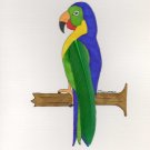 Parrot with Feather Note Cards