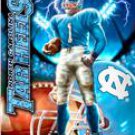 North Carolina Tarheels Player Throw Blanket