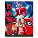 Georgia Bulldogs Player Throw Blanket
