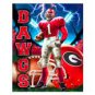 Georgia Bulldogs Player Throw Blanket
