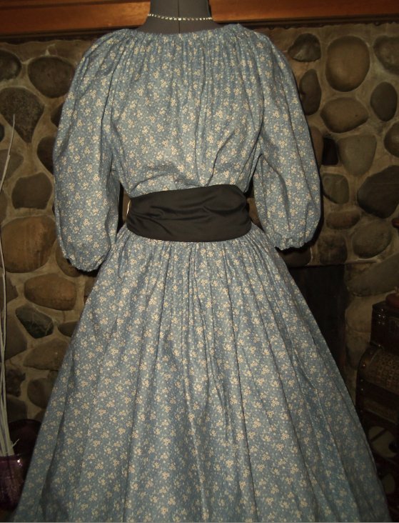 Ladies Prairie Pioneer Civil War Colonial Day Dress bonnet skirt blouse ...