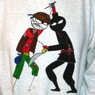 Pirate vs. Ninja Hooded Sweatshirt