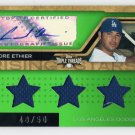 2008 Topps Triple Threads Andre Ethier Autograph Auto Jersey /50 Dodgers