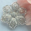 Rhinestone crystal bridal  brooch pin 003