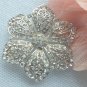 Rhinestone crystal bridal  brooch pin 003