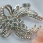 Rhinestone crystal bridal brooch pin 006